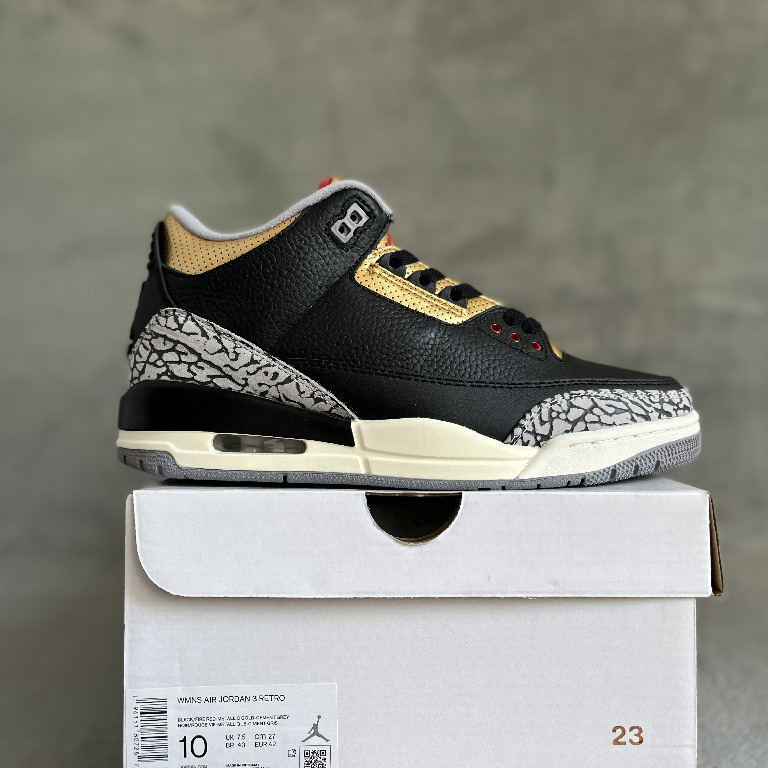 Jordan 3 Retro Black Gold  Sneakers  CK9246-067 - PerfectKickZ