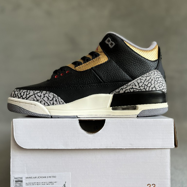 Jordan 3 Retro Black Gold  Sneakers  CK9246-067 - PerfectKickZ
