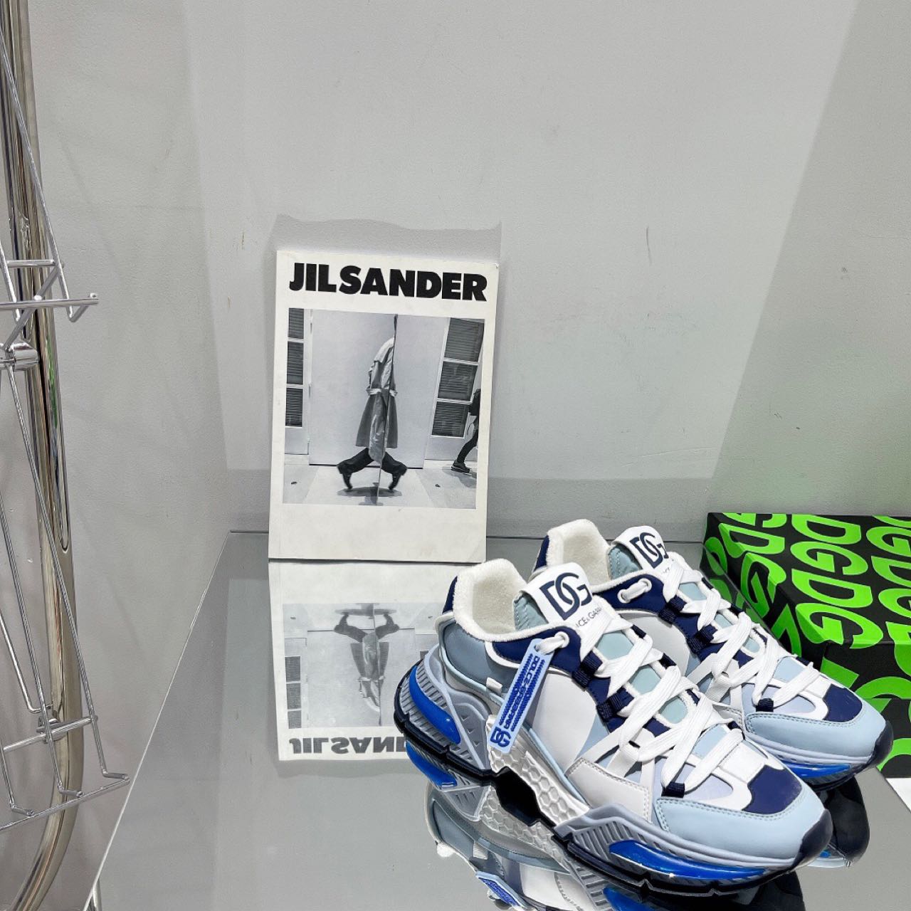 Dolce & Gabbana Mixed-Material Airmaster Sneakers - PerfectKickZ