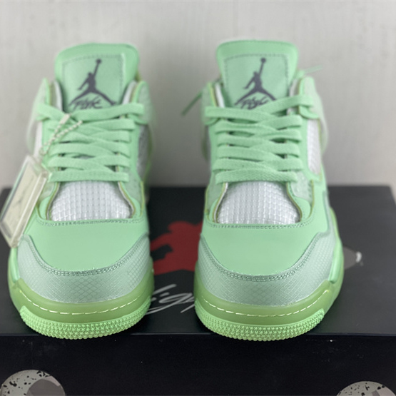 Off White x Air Jordan 4 Sneakers  - PerfectKickZ