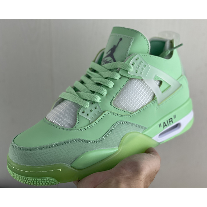 Off White x Air Jordan 4 Sneakers  - PerfectKickZ
