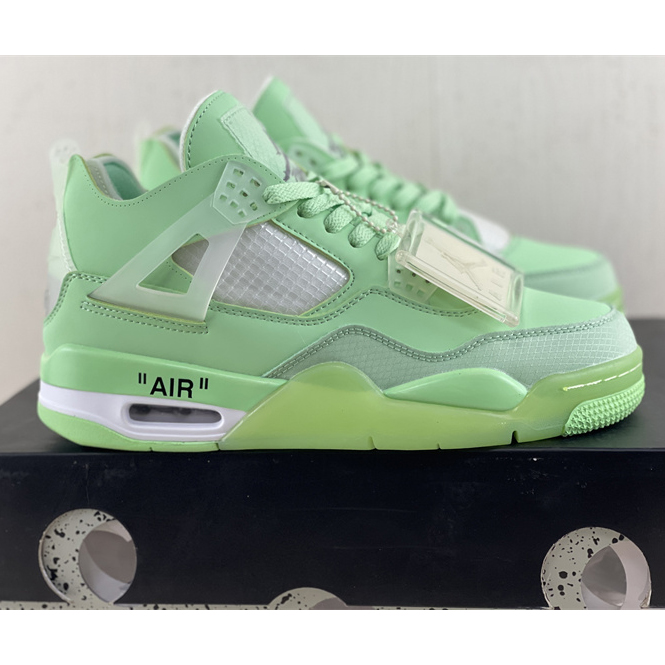 Off White x Air Jordan 4 Sneakers  - PerfectKickZ