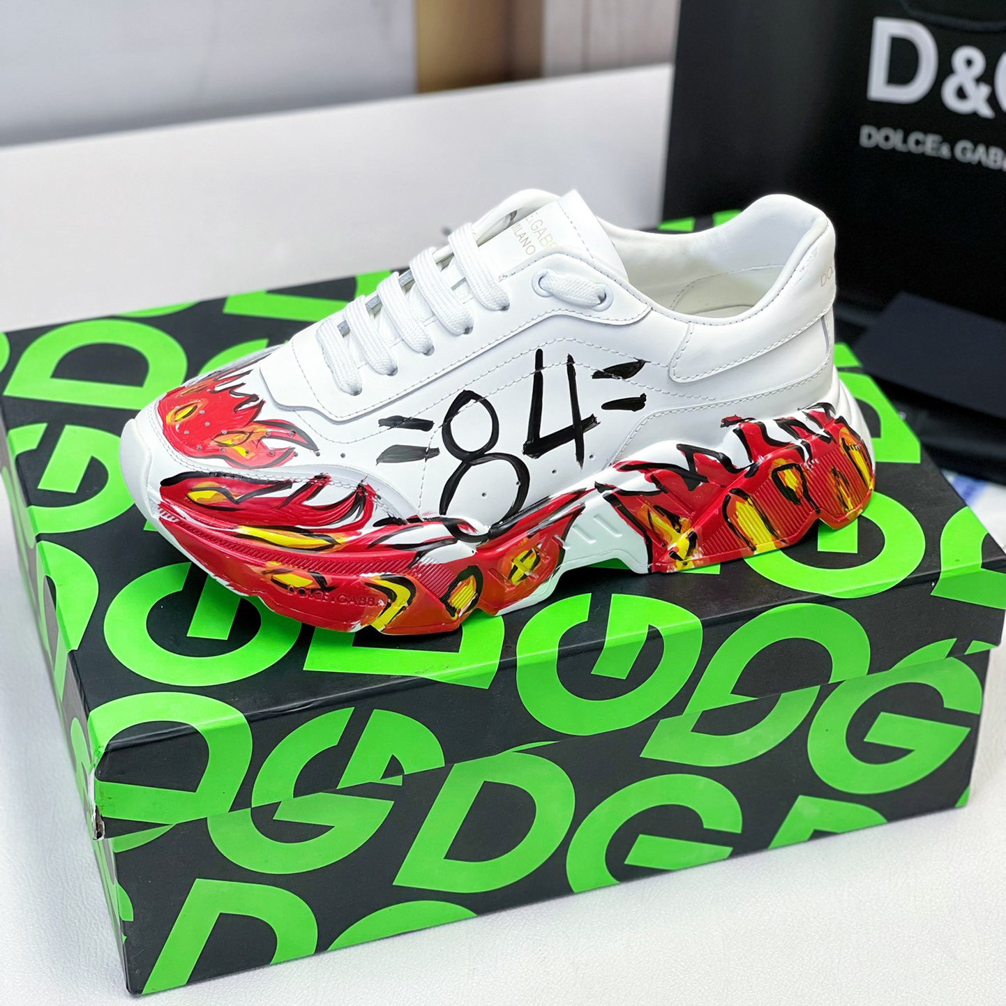 Dolce & Gabbana Calfskin Nappa Daymaster Sneakers - PerfectKickZ