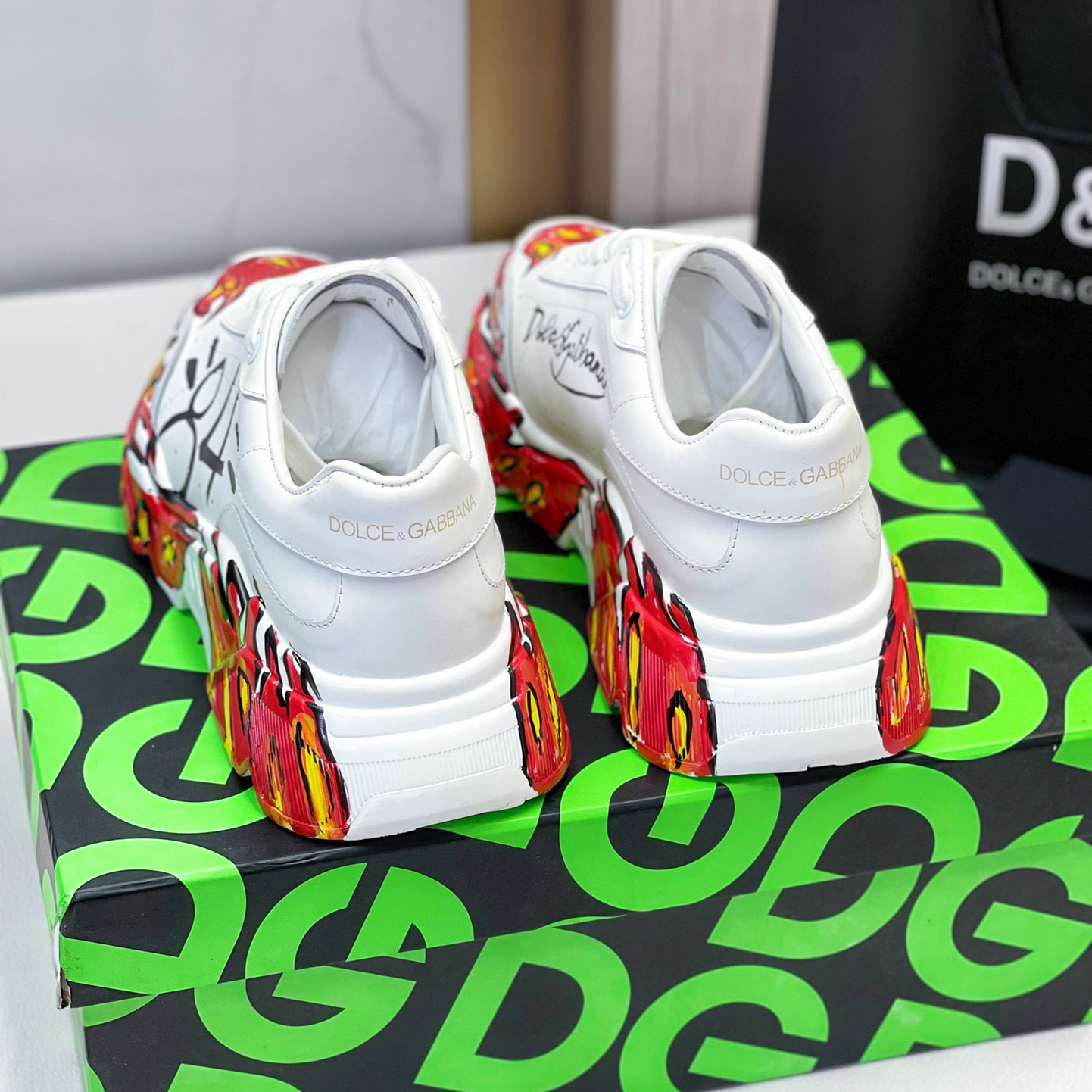 Dolce & Gabbana Calfskin Nappa Daymaster Sneakers - PerfectKickZ