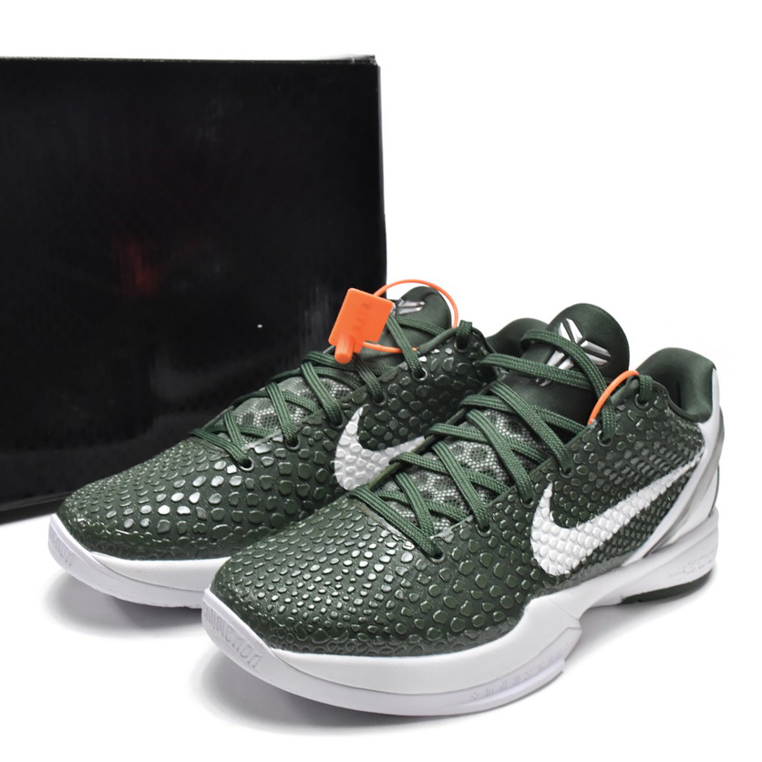 Nike Zoom Kobe VI TB Dark Green Sneaker    454142-300 - PerfectKickZ