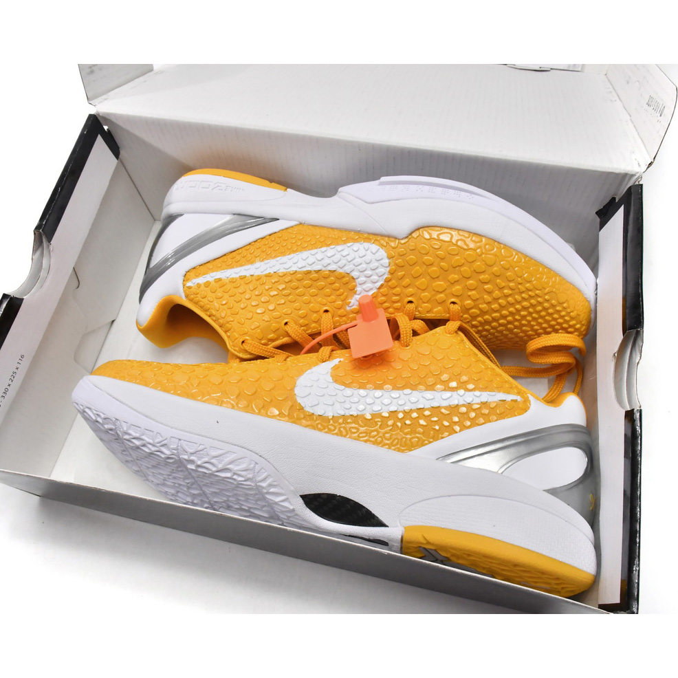 Nike Zoom Kobe VI TB Yellow Sneaker  454142-700 - PerfectKickZ