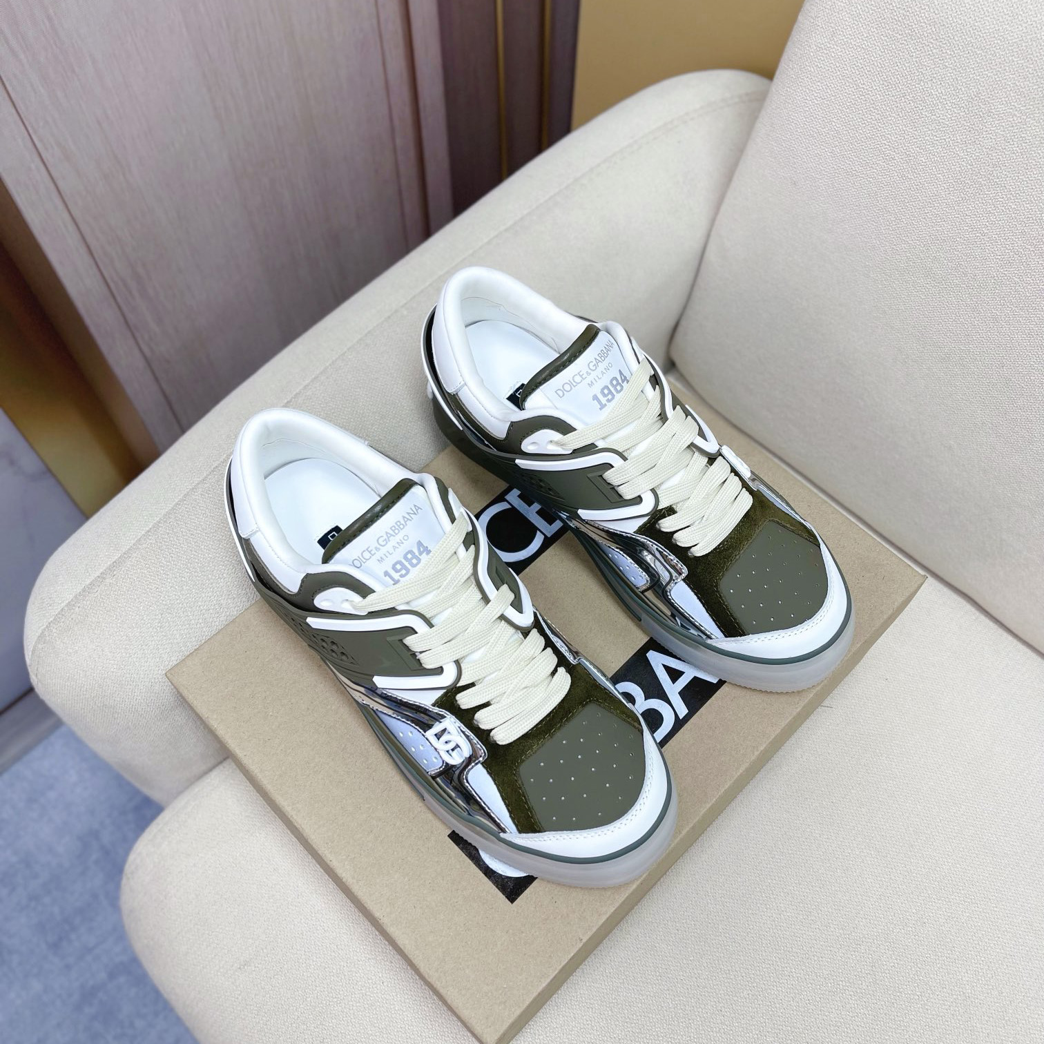 Dolce & Gabbana Calfskin Custom 2.Zero Sneakers - PerfectKickZ