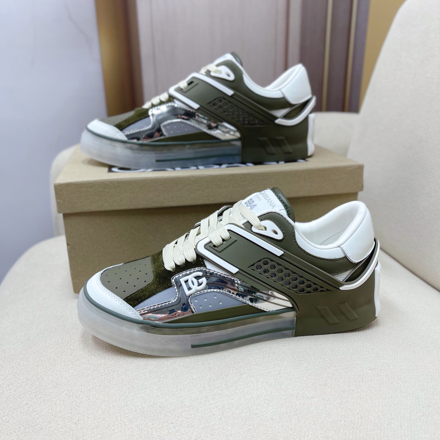 Dolce & Gabbana Calfskin Custom 2.Zero Sneakers - PerfectKickZ