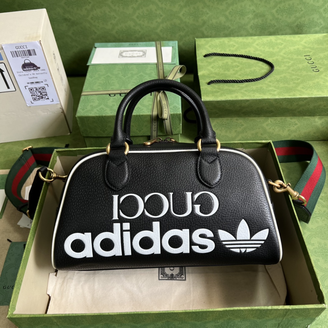 Adidas x Gucci Mini Duffle Bag(31.5-18-15.5cm) - PerfectKickZ