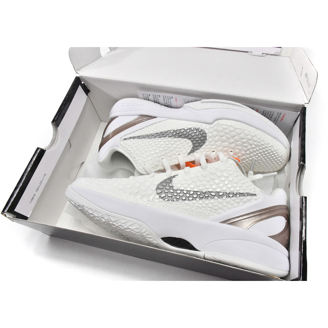 Nike Zoom Kobe VI PE White Sneaker    S96904-100 - PerfectKickZ