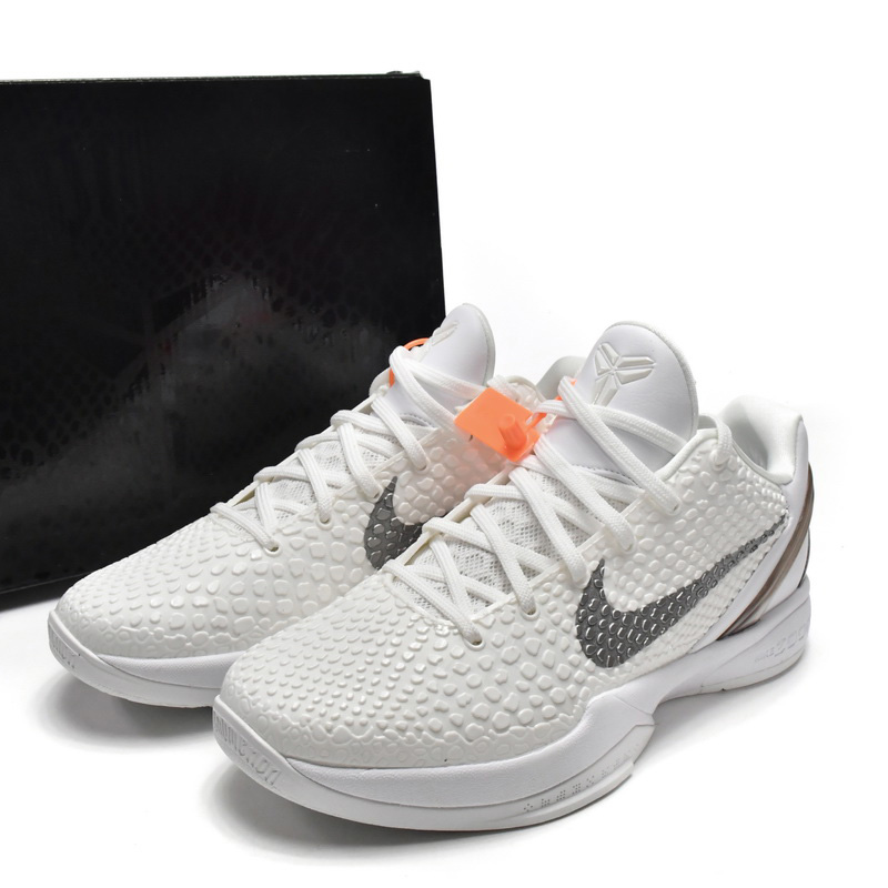 Nike Zoom Kobe VI PE White Sneaker    S96904-100 - PerfectKickZ