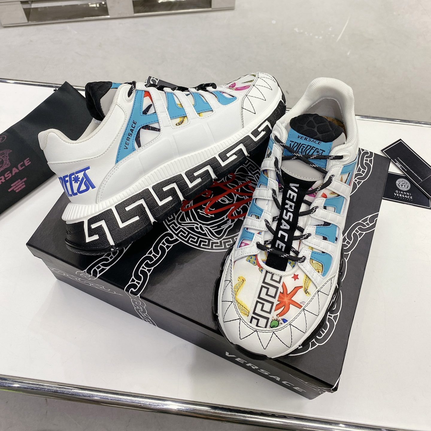 Versace Trigreca Sneakers  - PerfectKickZ