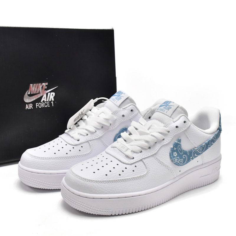 Nike Air Force 1 Low Blue Paisley Sneaker   DH4406-100 - PerfectKickZ