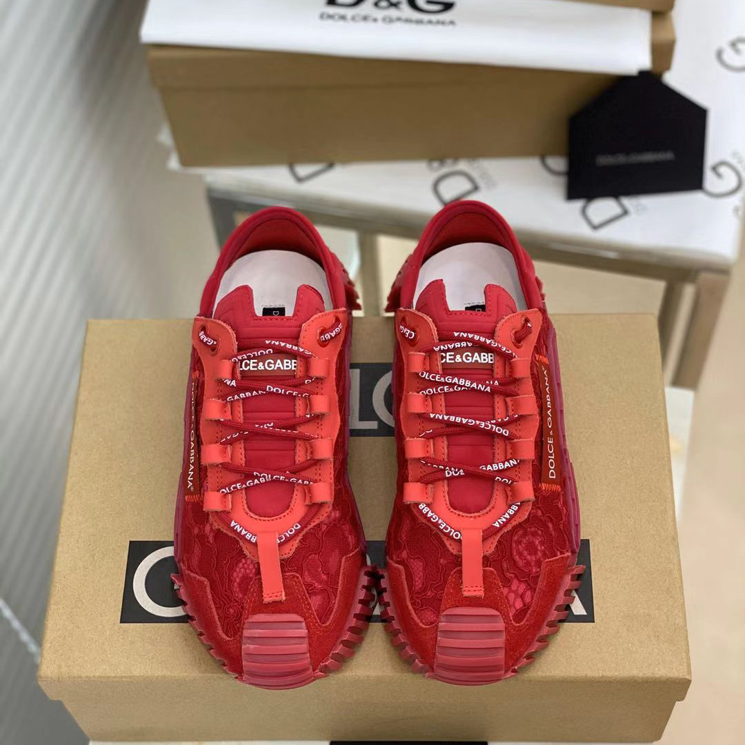 Dolce & Gabbana NS1 Slip On Sneakers In Mixed Materials  - PerfectKickZ