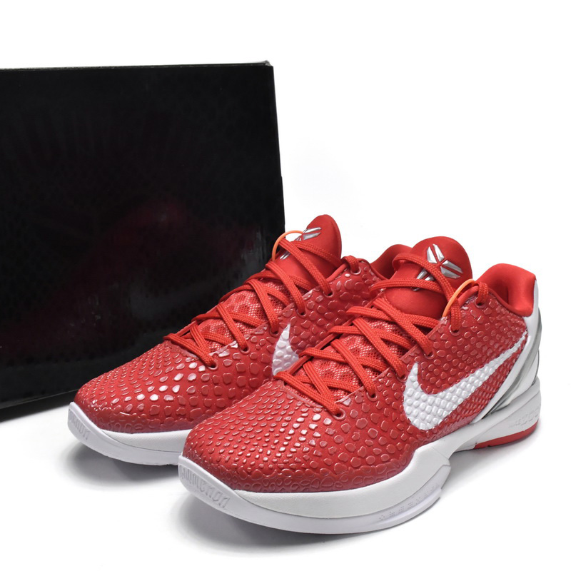 Nike Zoom Kobe VI TB Red Sneaker    454142-600 - PerfectKickZ