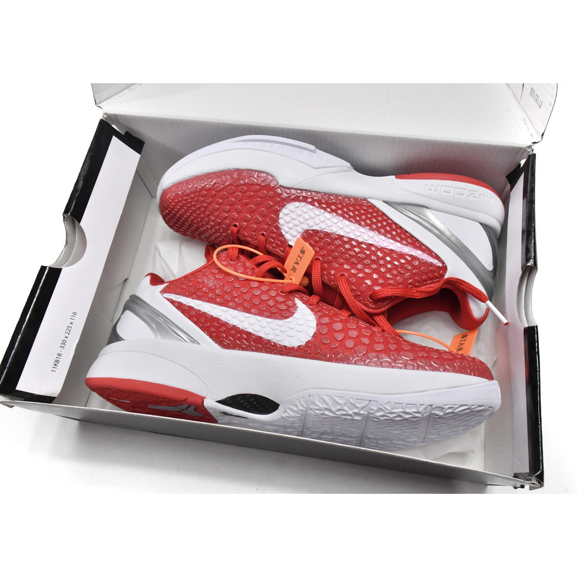 Nike Zoom Kobe VI TB Red Sneaker    454142-600 - PerfectKickZ