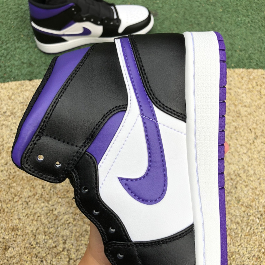 Air Jordan 1 Mid AJ1 Sneaker  554724-095 - PerfectKickZ