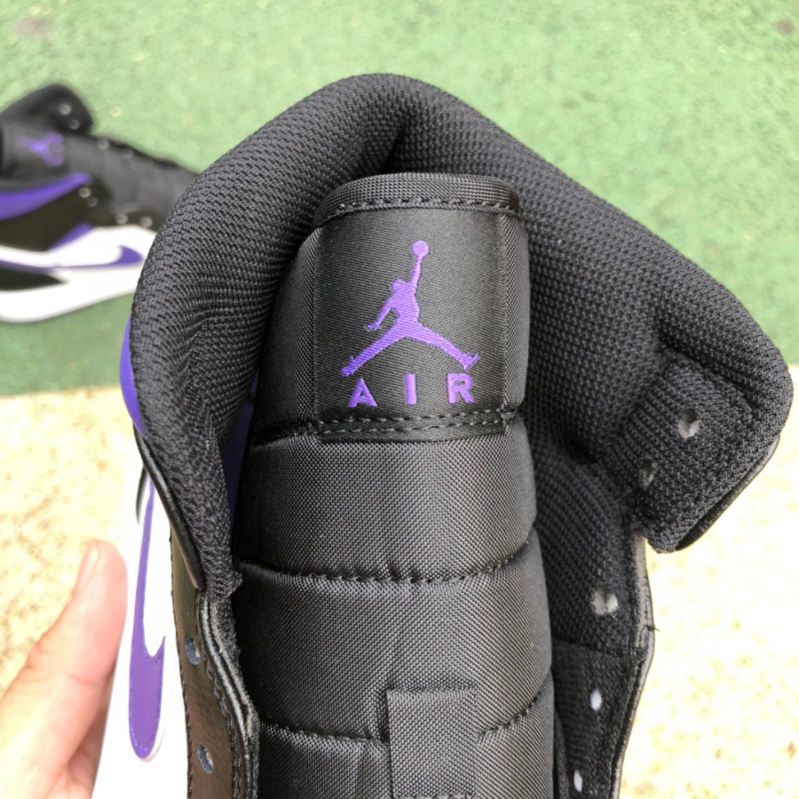 Air Jordan 1 Mid AJ1 Sneaker  554724-095 - PerfectKickZ