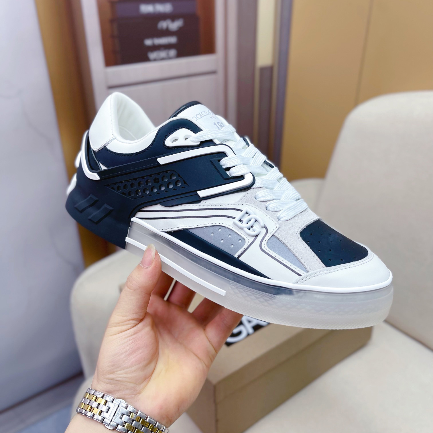 Dolce & Gabbana Calfskin Custom 2.Zero Sneakers - PerfectKickZ