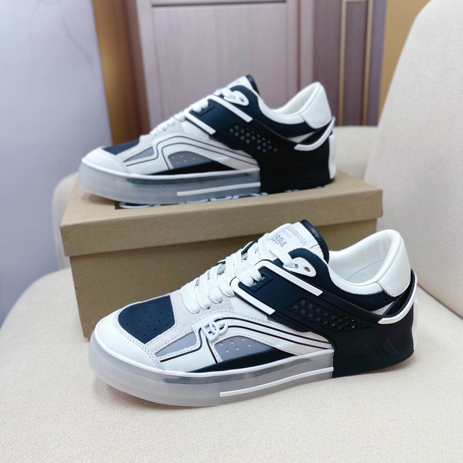 Dolce & Gabbana Calfskin Custom 2.Zero Sneakers - PerfectKickZ