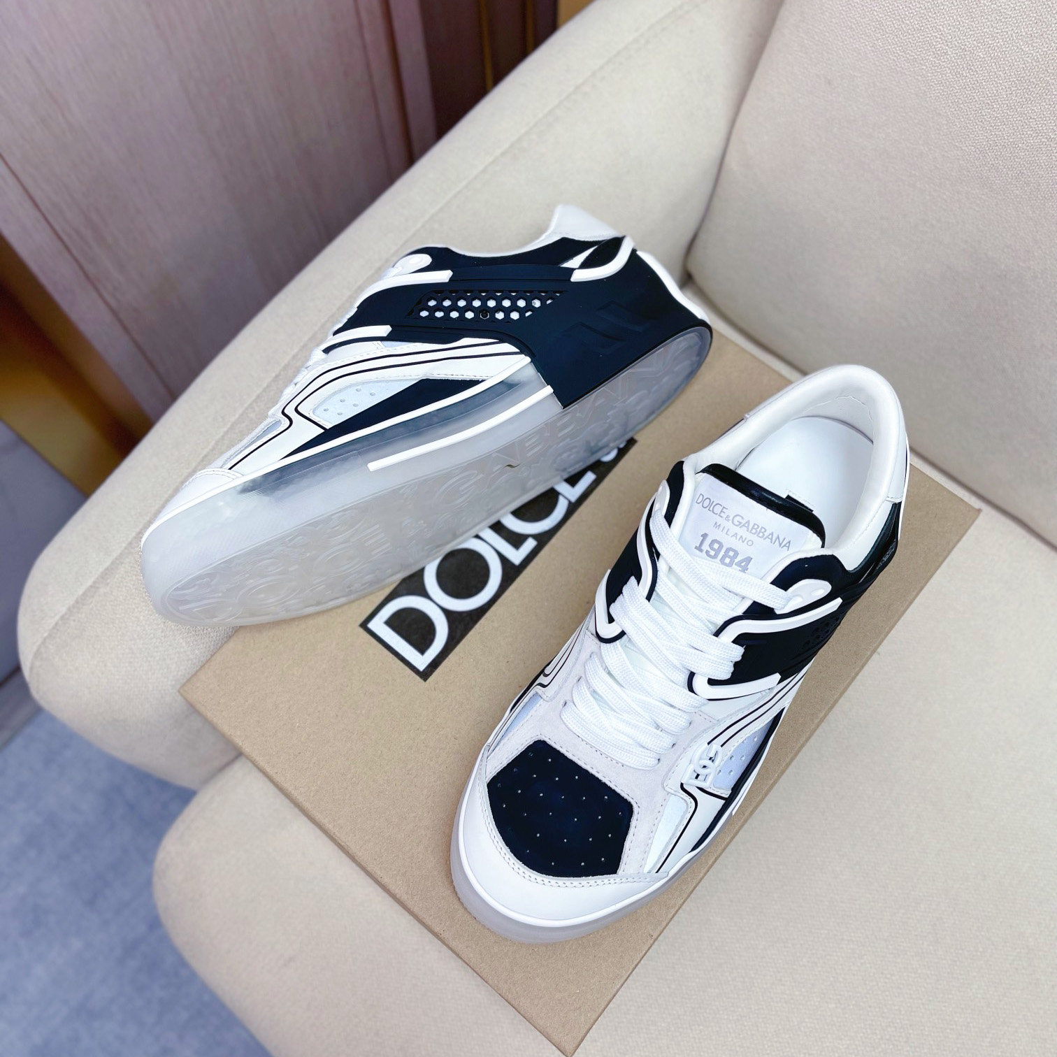 Dolce & Gabbana Calfskin Custom 2.Zero Sneakers - PerfectKickZ