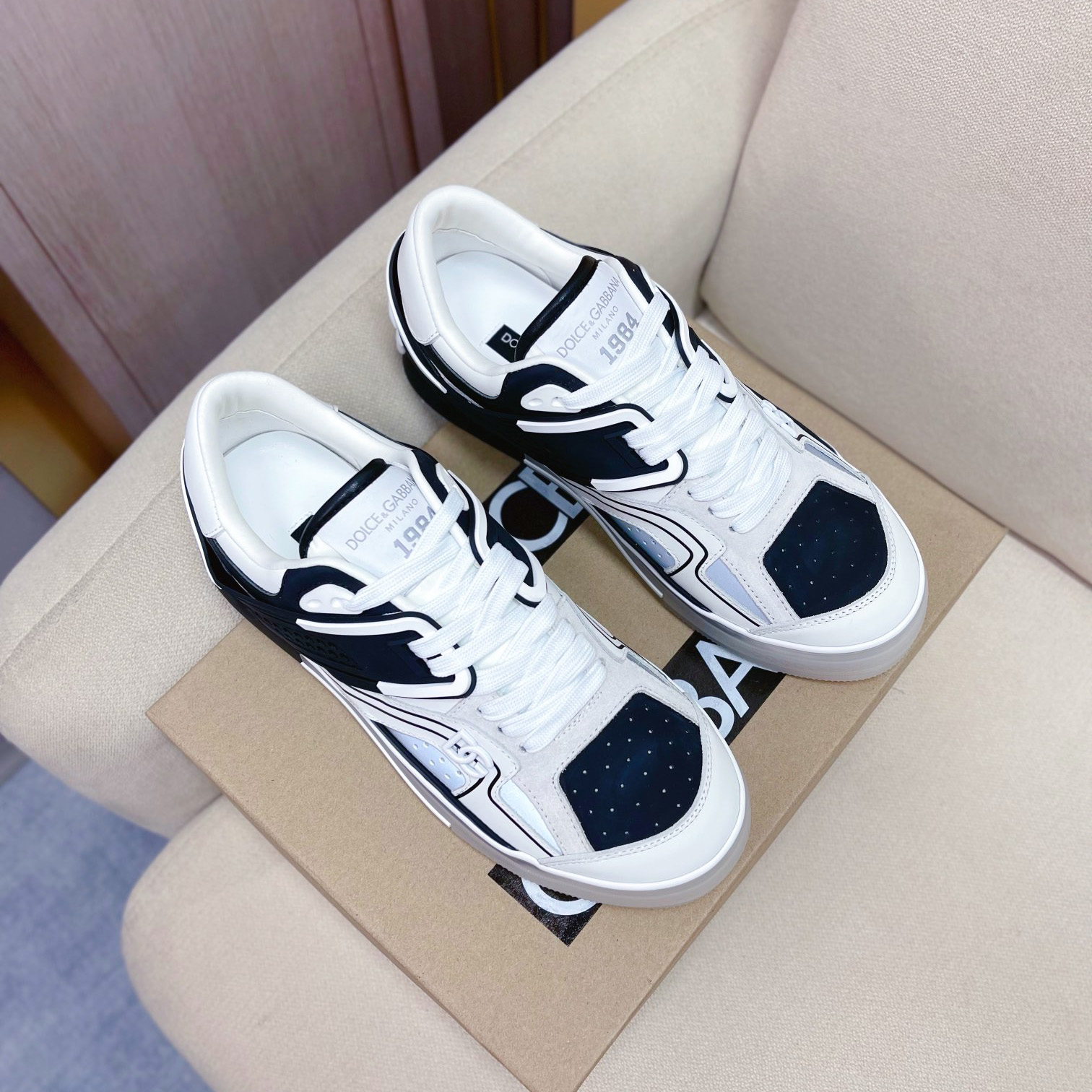 Dolce & Gabbana Calfskin Custom 2.Zero Sneakers - PerfectKickZ