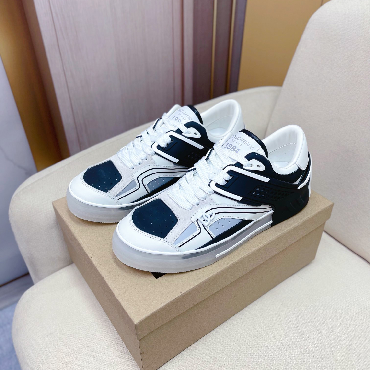 Dolce & Gabbana Calfskin Custom 2.Zero Sneakers - PerfectKickZ