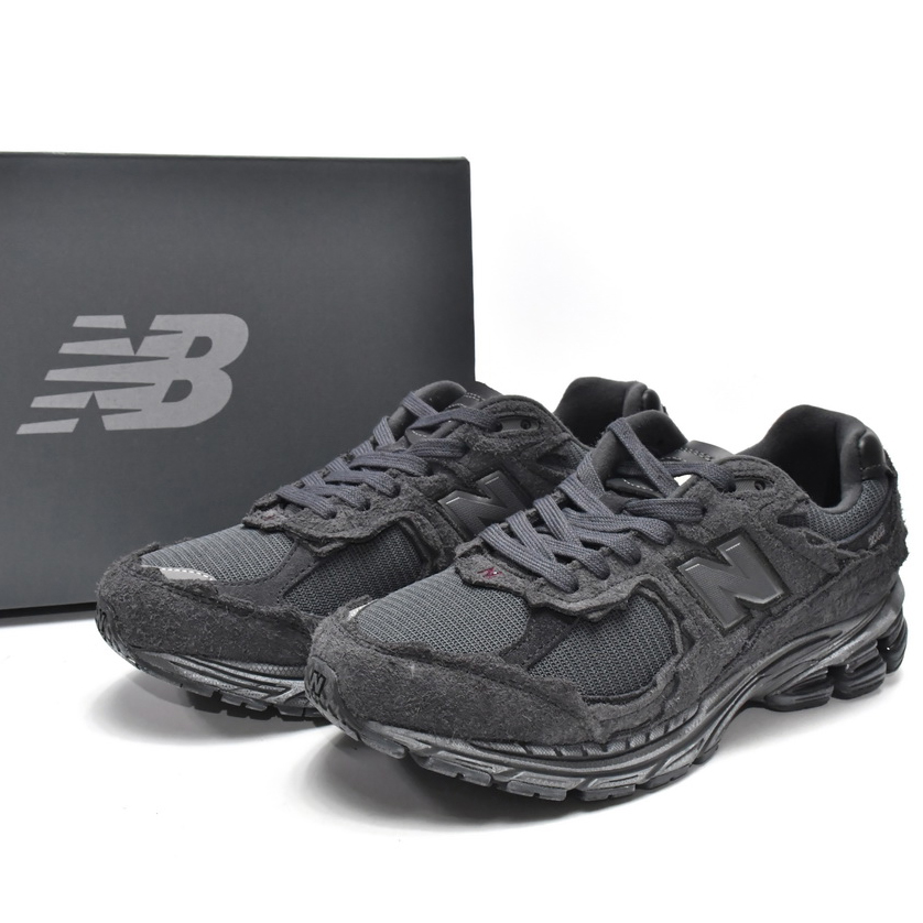 New Balance 2002R Phantom Black Sneakers   M2002RDB   - PerfectKickZ