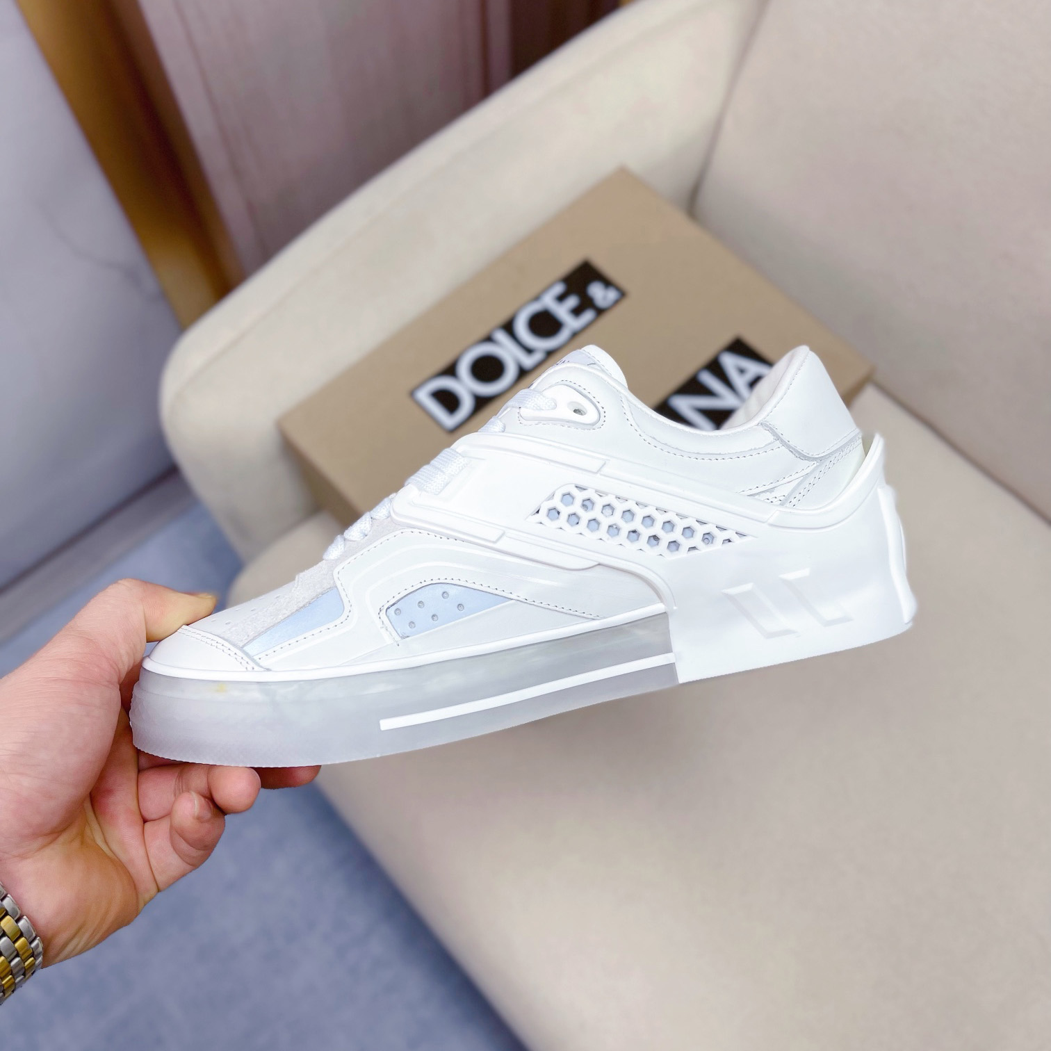 Dolce & Gabbana Calfskin Custom 2.Zero Sneakers - PerfectKickZ