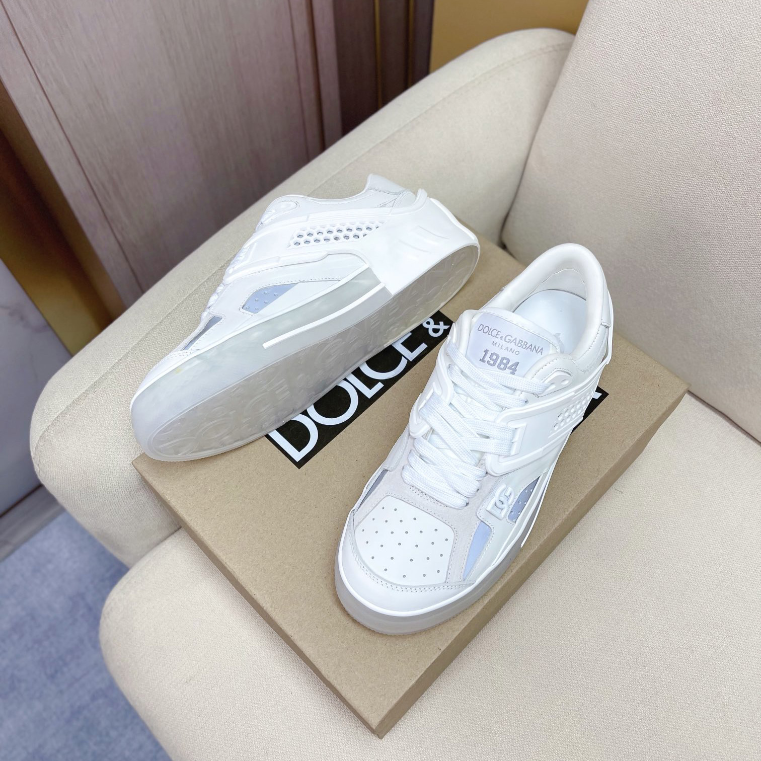 Dolce & Gabbana Calfskin Custom 2.Zero Sneakers - PerfectKickZ