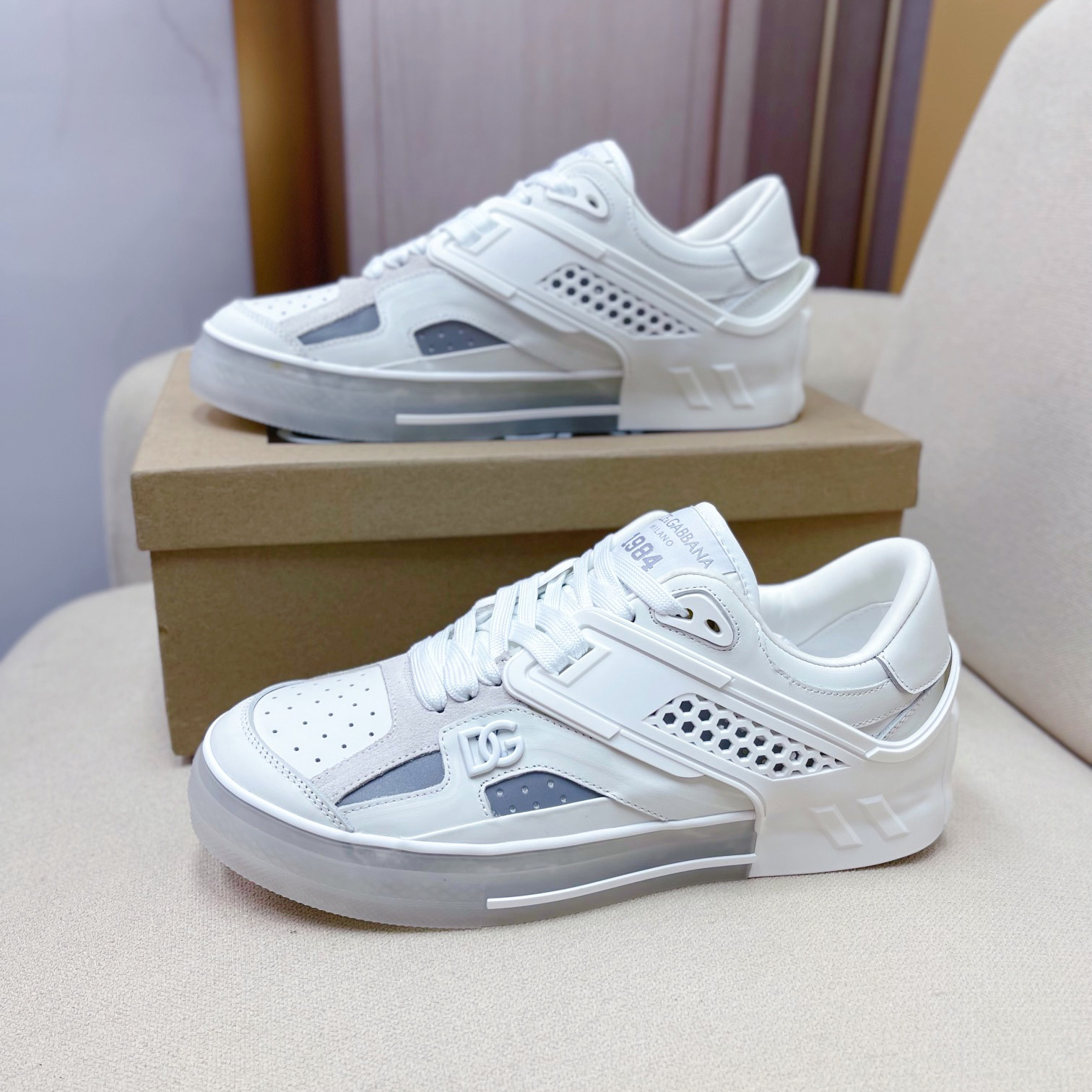 Dolce & Gabbana Calfskin Custom 2.Zero Sneakers - PerfectKickZ