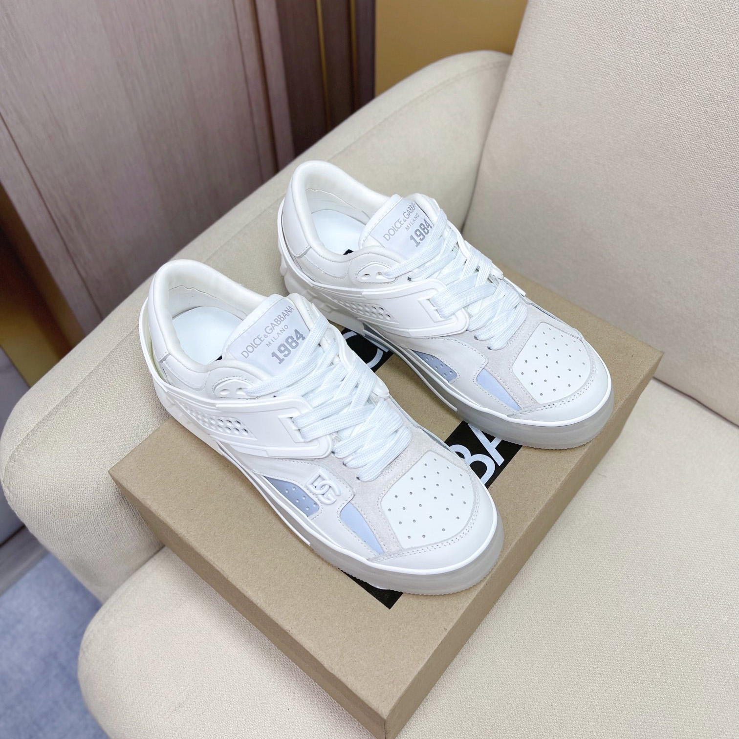 Dolce & Gabbana Calfskin Custom 2.Zero Sneakers - PerfectKickZ