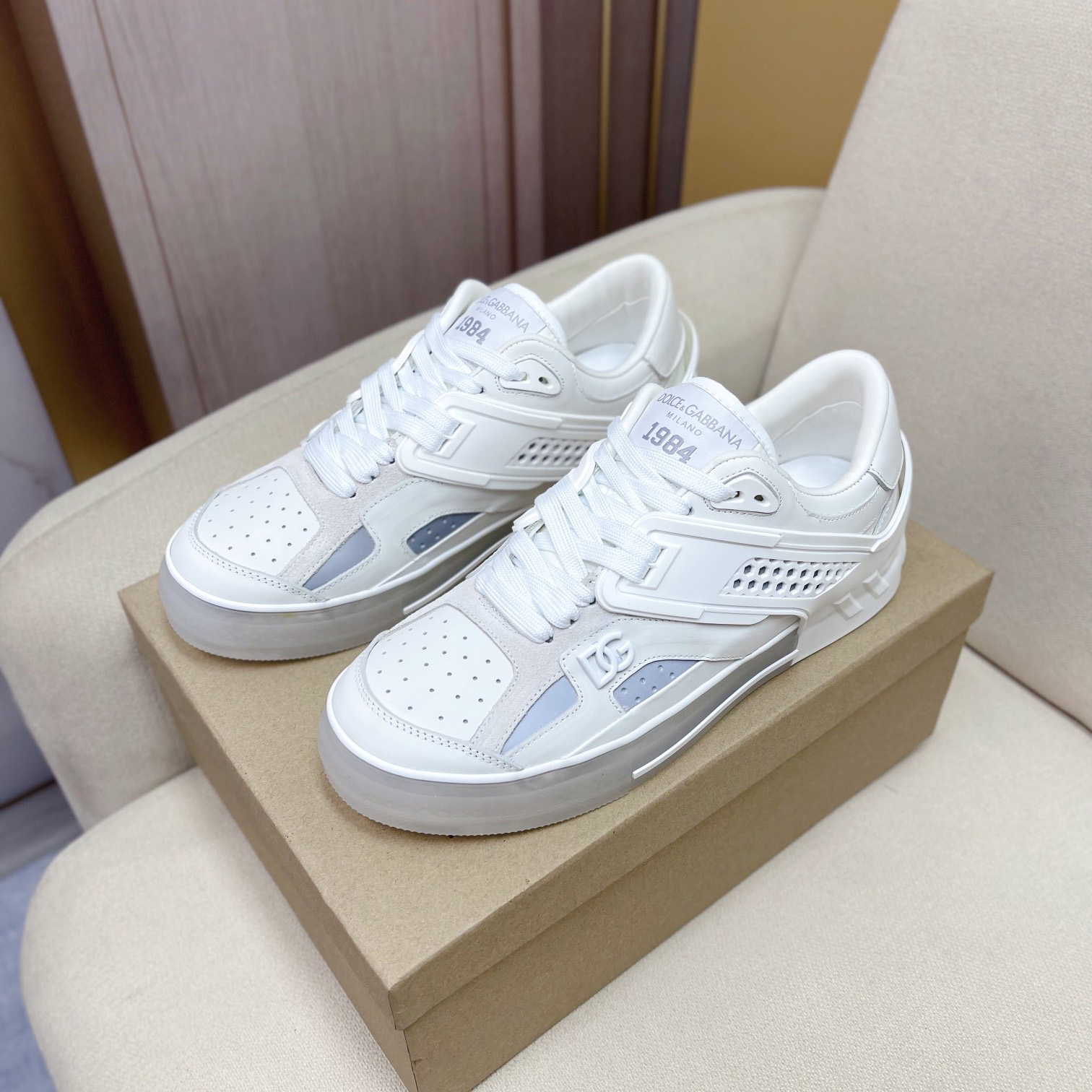 Dolce & Gabbana Calfskin Custom 2.Zero Sneakers - PerfectKickZ