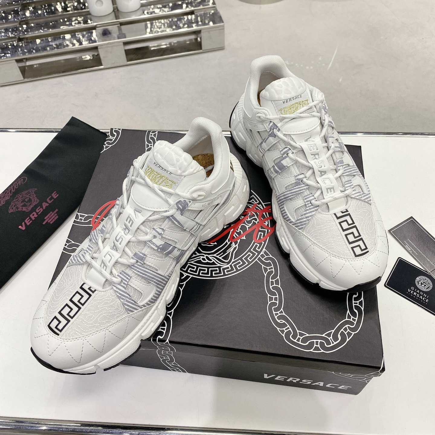 Versace Trigreca Sneakers  - PerfectKickZ