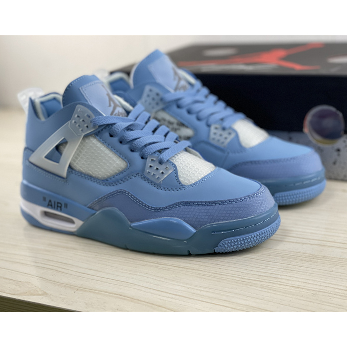 Off White x Air Jordan 4 Sneakers  - PerfectKickZ