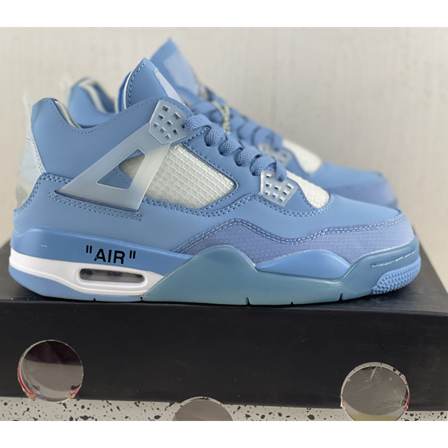 Off White x Air Jordan 4 Sneakers  - PerfectKickZ