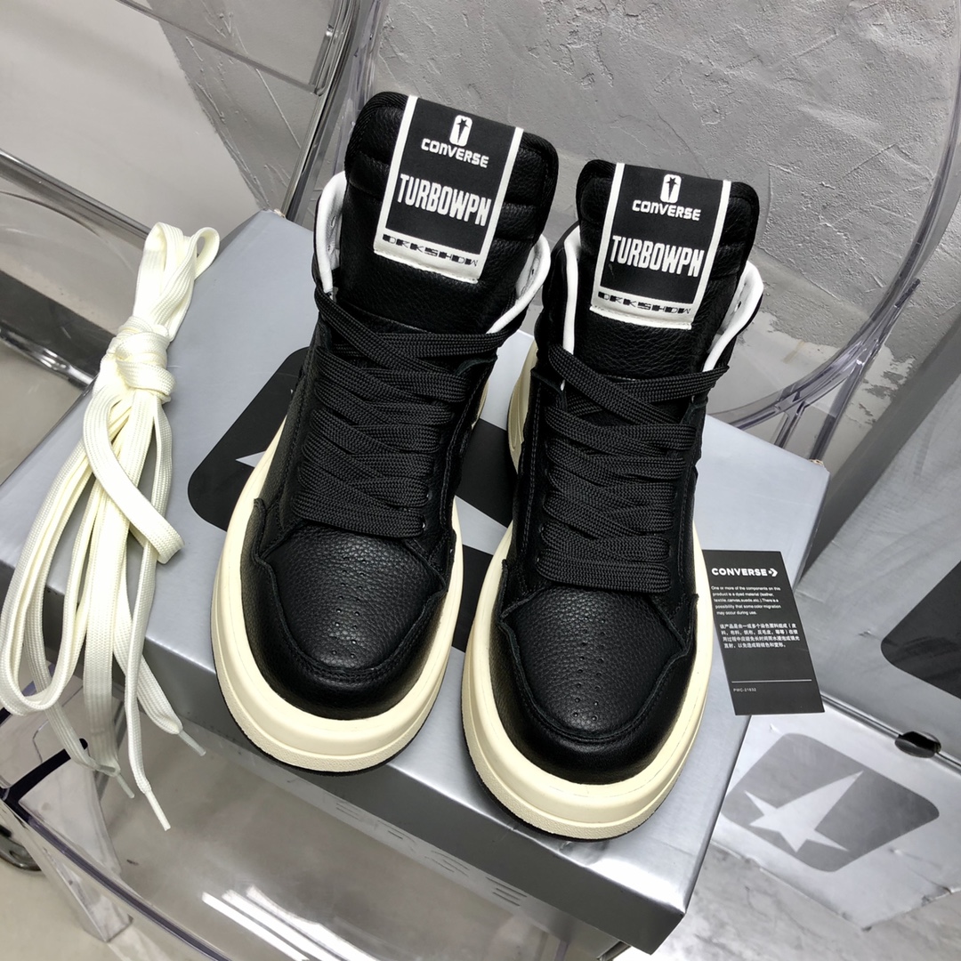 Rick Owens Converse X Drkshdw Turbowpn Sneakers - PerfectKickZ