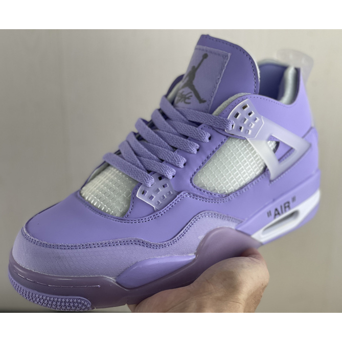 Off White x Air Jordan 4 Sneakers  - PerfectKickZ