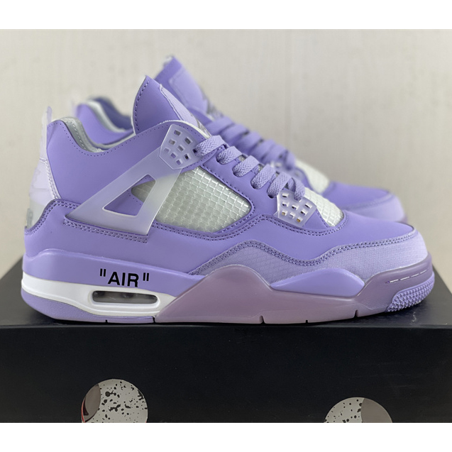 Off White x Air Jordan 4 Sneakers  - PerfectKickZ
