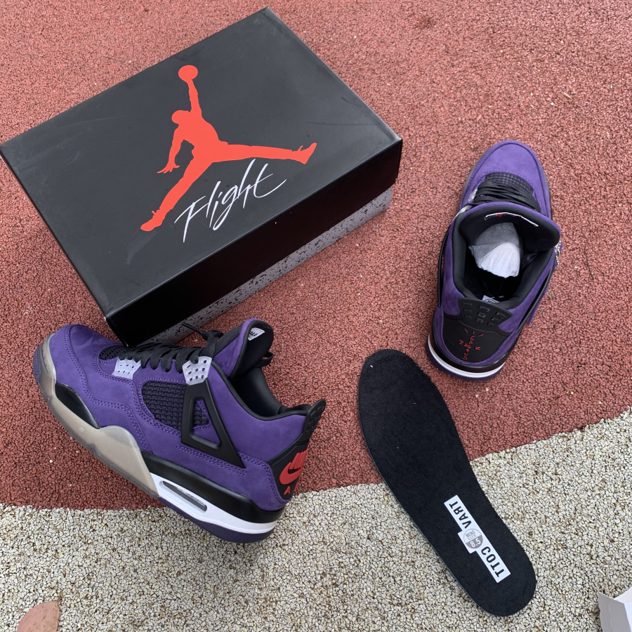 Air Jordan 4 x Travis Scott Cactus Jack  Sneakers      - PerfectKickZ
