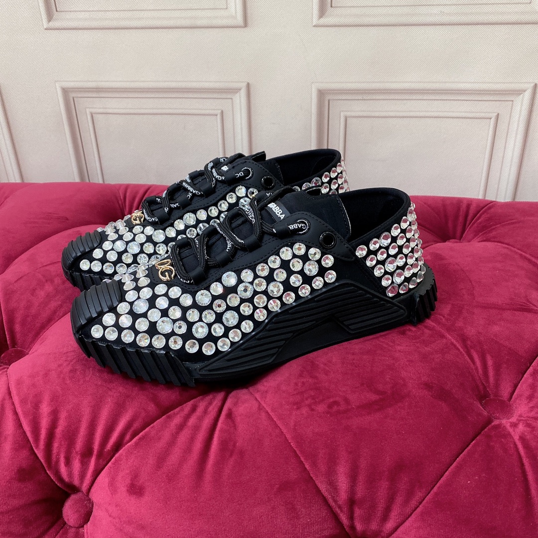 Dolce & Gabbana Mixed-Material NS1 Sneakers - PerfectKickZ