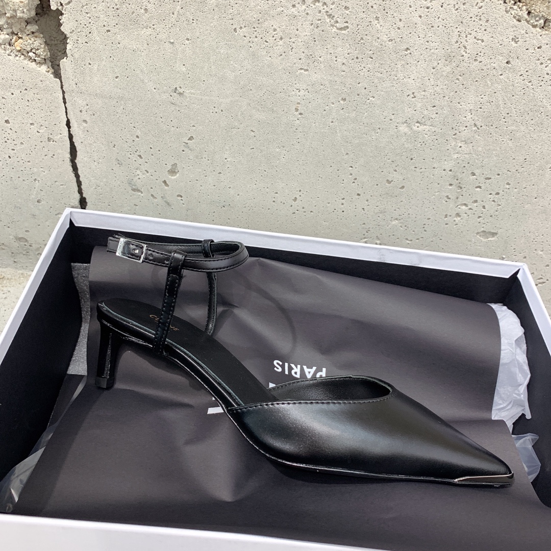 Celine Kitten With Metal Toe In Calfskin - PerfectKickZ