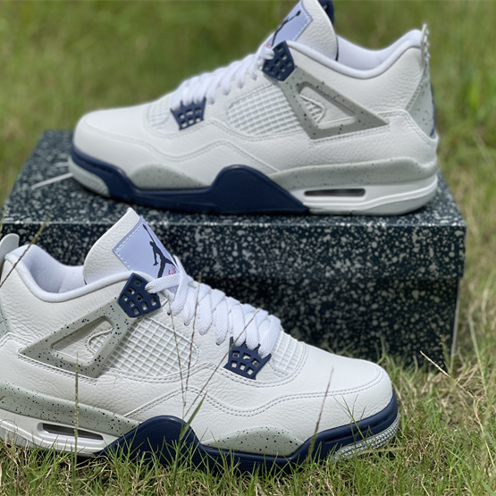 Air Jordan 4“Midnight Navy” Sneakers     DH6927-140 - PerfectKickZ