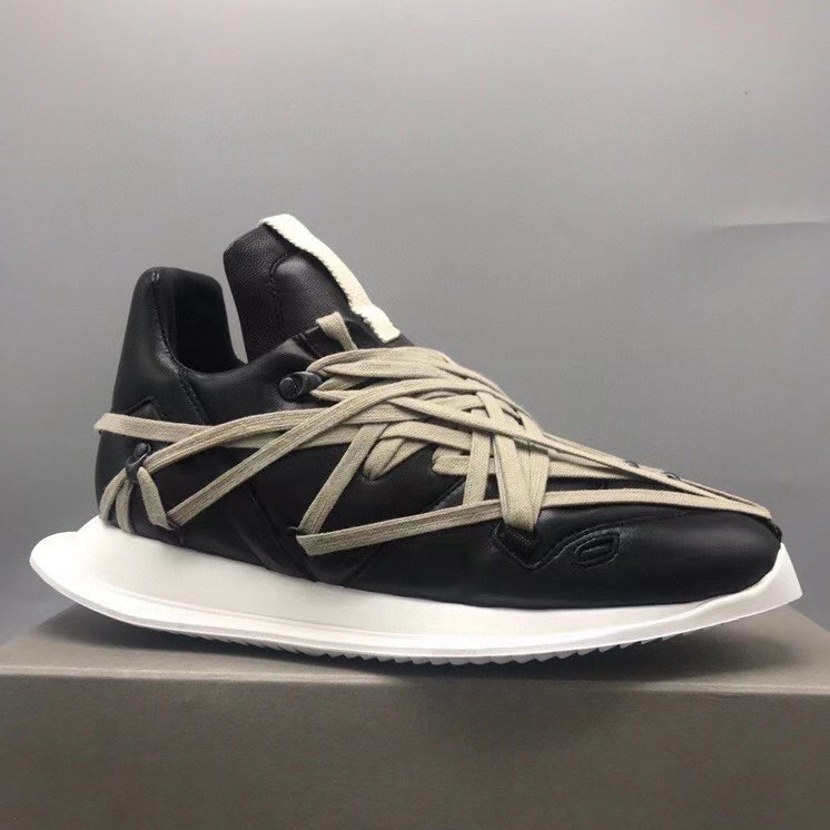 Rick Owens Mega Lace Runner Sneakers - PerfectKickZ