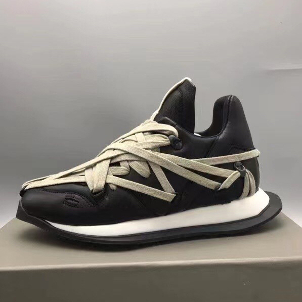 Rick Owens Mega Lace Runner Sneakers - PerfectKickZ