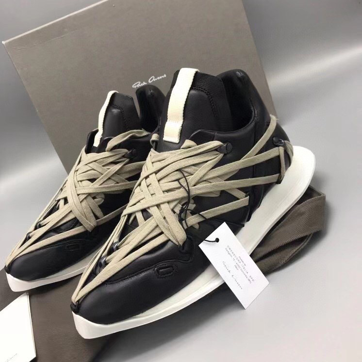 Rick Owens Mega Lace Runner Sneakers - PerfectKickZ