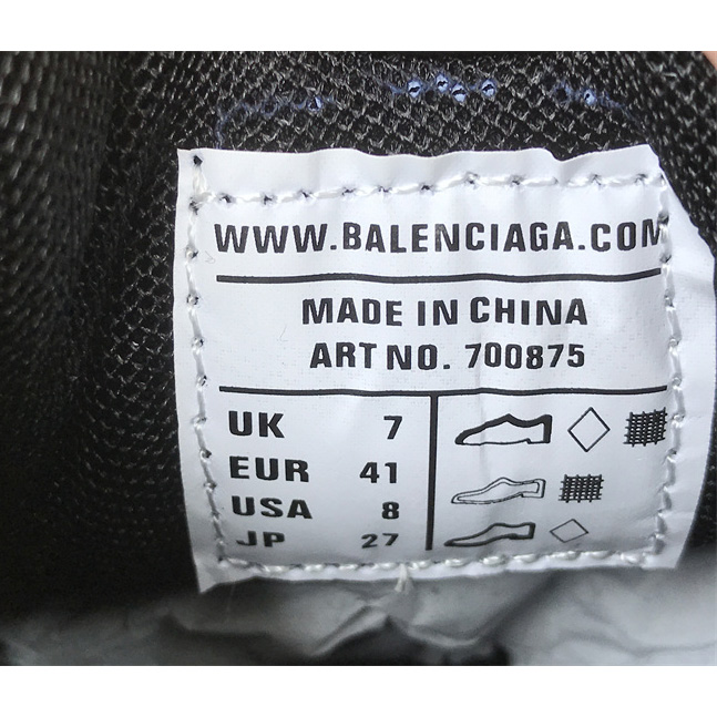 Balenciaga Phantom Trainer Low-Top Sneaker Black/White  - PerfectKickZ