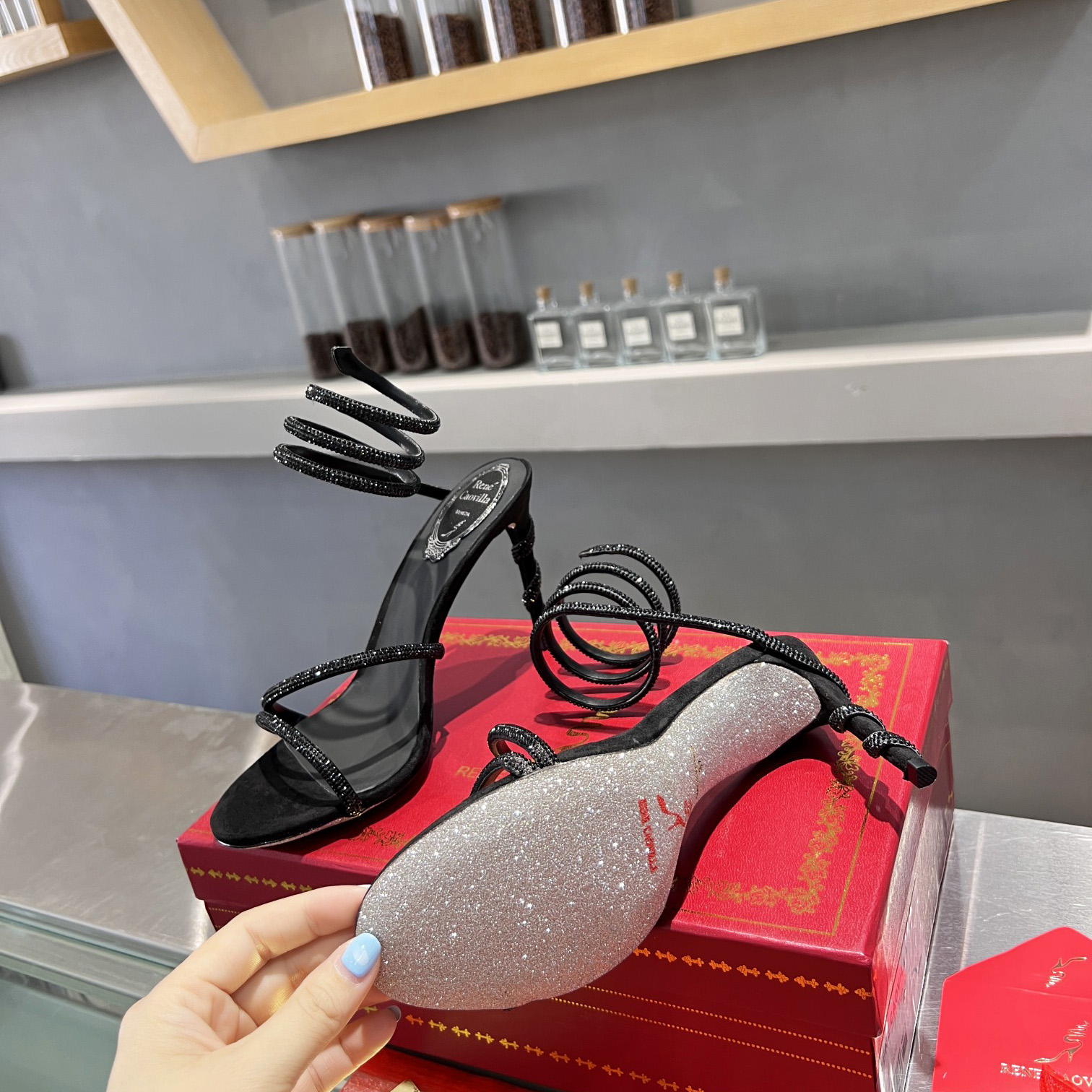 Rene Caovilla Cleo Rene Caovilla Sandal - PerfectKickZ