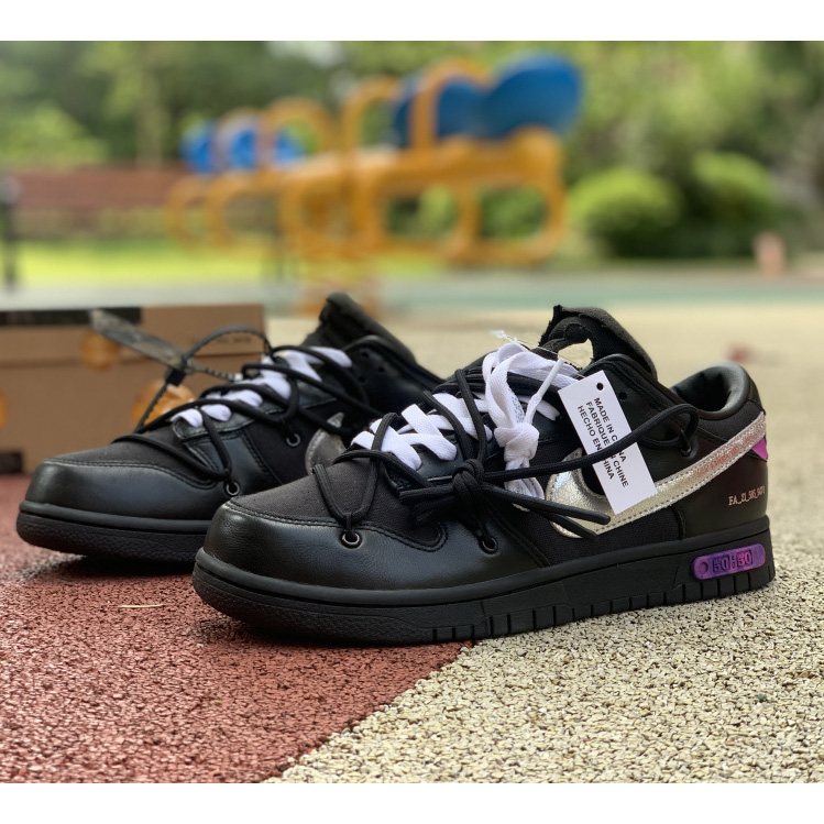 Nike Dunk Low Off-White Lot 50  Sneaker     DM1602-001 - PerfectKickZ