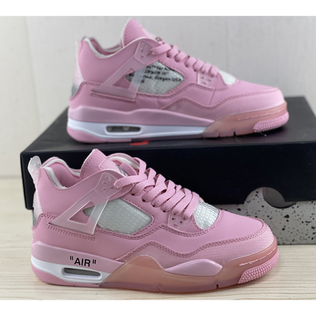 Off White x Air Jordan 4 Sneakers  - PerfectKickZ